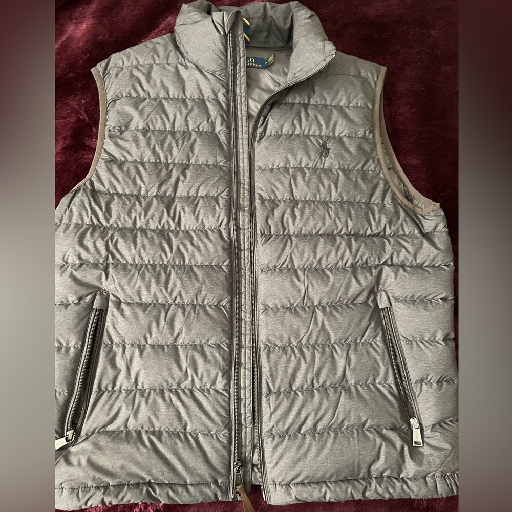Mens polo ralph lauren packable vest size M